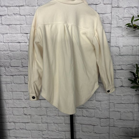 Cream Oversized Shacket - Picture 2 of 2
